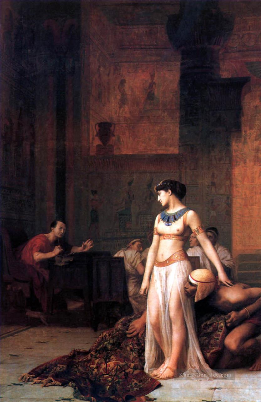 Cleopatra vor Caesar griechisch Araber Orientalismus Jean Leon Gerome Ölgemälde